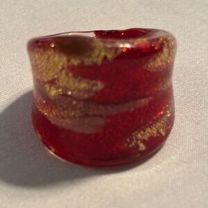 Murano Glass Ring - Size 6.5